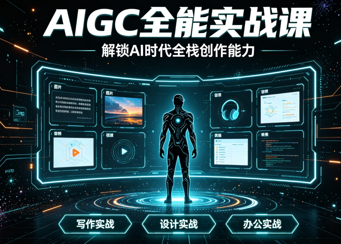 AIGC全能实战初级班（线下课）