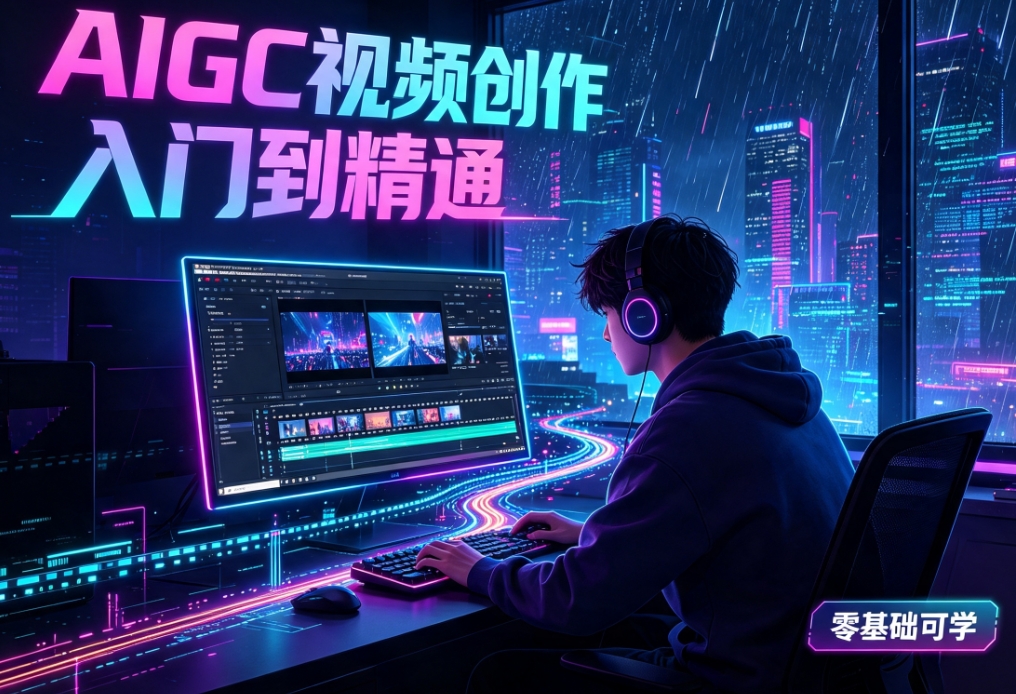 AIGC视频创作入门到精通