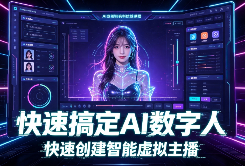 快速学会创作AI数字人