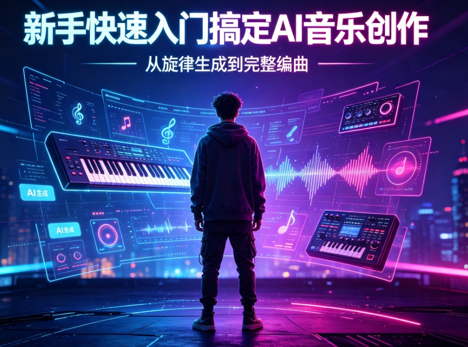 新手快速入门搞定AI音乐创作