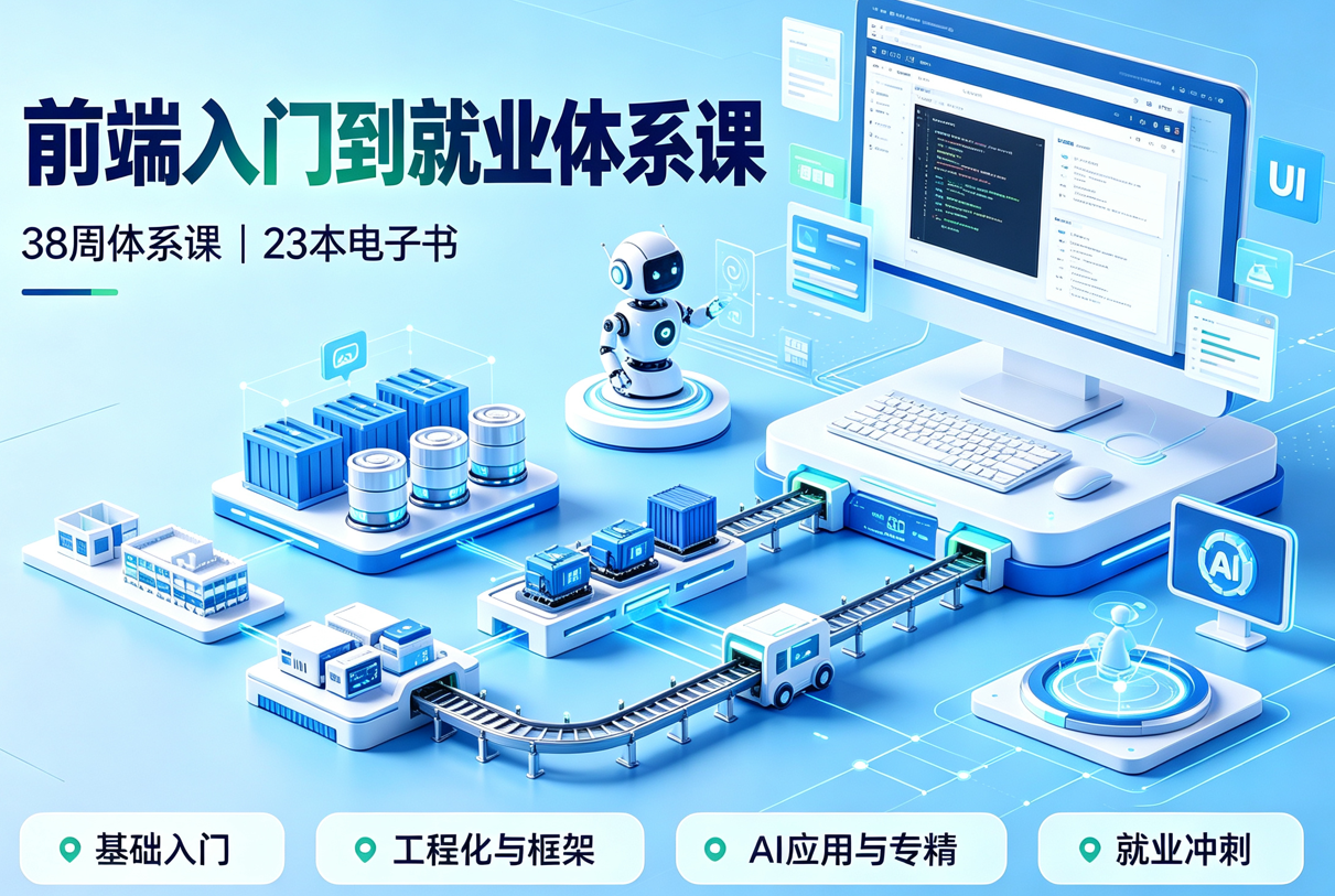 前端入门到就业体系课